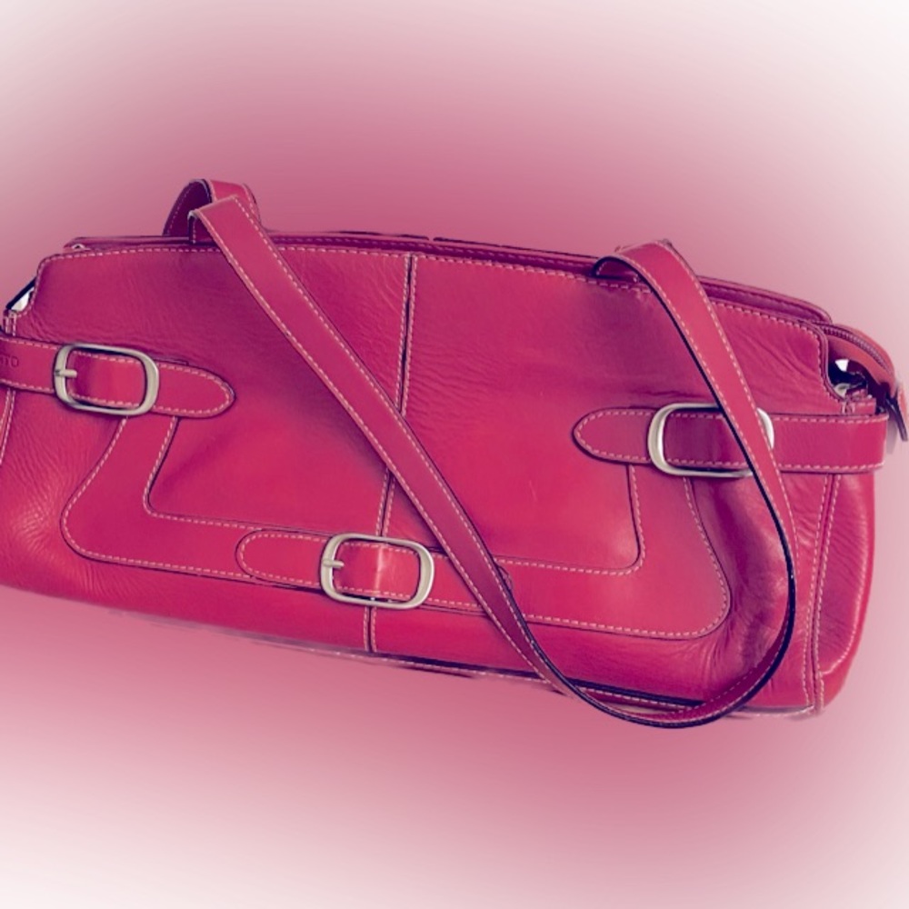 Franco Sarto handbag in fuchsia/magenta/hot pink and great condition 13x6x2